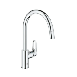 Grohe BauFlow single-hole sink mixer, chrome (G30549000)