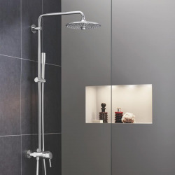 Grohe Euphoria System Shower column with single lever mixer, Chrome (23061002)