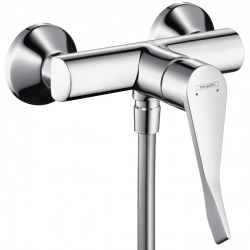 Hansgrohe Focus Care PRM shower mixer with extra long handle, adjustable temperature limiter, Chrome (31916000)