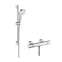 Hansgrohe Combi Croma Select E Vario 0,65m/Ecostat Comfort, white/chrome (27081400)