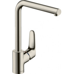 Hansgrohe Focus M41 Single lever kitchen mixer 280 with swivel spout, 1 jet, Stainless steel finish (31817800)