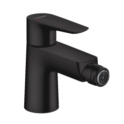 Hansgrohe Talis E Single lever bidet mixer with pop-up waste, Matt black (71720670)