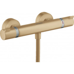 Hansgrohe Ecostat Thermostatic shower mixer Comfort for exposed installation, brushed bronze (13116140)