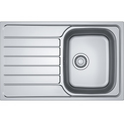 Franke Spark SKN 611-79 Kitchen sink 79x50cm with reversible drainer, Stainless steel (SKN611-79)