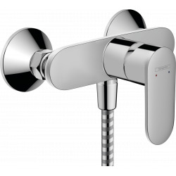 Hansgrohe Vernis Blend Single lever shower mixer for exposed installation with 2 flow rates, Chrome (71646000)