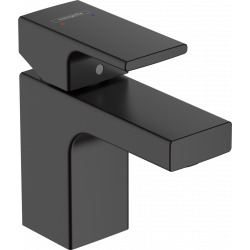 Hansgrohe Vernis Shape Single lever basin mixer 70 with pop-up waste set, matt black (71560670)