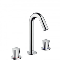 Hansgrohe Logis 3-hole Basin Mixer 150 with pop-up waste (71133000)