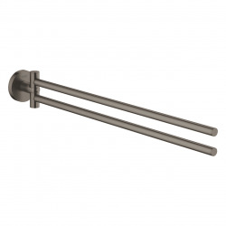 Grohe Essentials towel bar, brushed hard graphite (40371AL1)