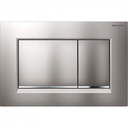 Geberit Sigma30 Double button flush plate, Matt Chrome (115.883.JQ.1)