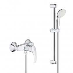 Grohe Shower set Eurosmart Single lever shower mixer DN 15 + Tempesta 2 jets shower set (33555002-TEMPESTA)