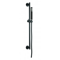 Swiss Aqua Technologies by Paffoni B-Way Shower bar with adjustable slider + Stick hand shower + 1,5m hose, matt black (SATBSSSBW)