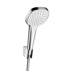 Hansgrohe Croma Select E Hand shower set 110 1jet with shower hose 125 cm, white/chrome (26424400)