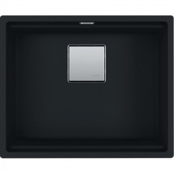 Franke Kubus 2 Undermount sink 56x46cm in Fragranit+, black matt (KNG110-52MC)