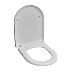 Geberit Toilet set support frame with Serel SM10 bowl + Softclose seat + White control plate (GebSM10-B)