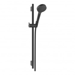 Hansgrohe Vernis Blend Shower set with 2-jet hand shower + Unica bar 65 cm, Matt black (26422670)