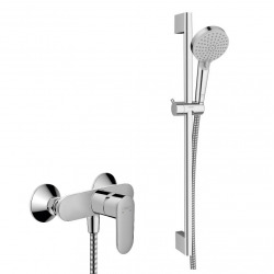 Hansgrohe Vernis Blend Shower kit + 2-jet hand shower + Bar 65cm, Chrome (71640000-Vernis)