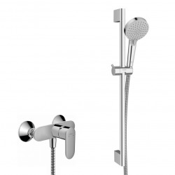 Hansgrohe Vernis Blend Shower set + Hand shower 2 jets + 65cm bar, Chrome (71646000-Vernis)