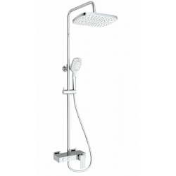 Swiss Aqua Technologies shower column with mechanical mixer, white/chrome (SATSSPHP)