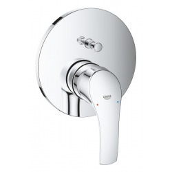 Grohe Eurosmart all-in-1 shower set with 21cm head shower + 2-jet hand shower, Chrome (25219001-SKY)