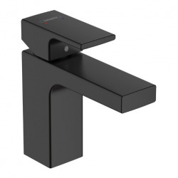 Hansgrohe Vernis Shape Single lever basin mixer 100 without waste set, Matt Black (71569670)