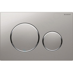 Geberit Flush plate Sigma20 for dual flush, round, Chrome (115.882.JQ.1)