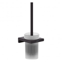 Hansgrohe AddStoris Wall-mounted toilet brush holder, Matt black (41752670)