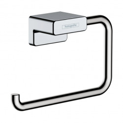 Wall-Mounted Toilet Brush + Toilet Roll Holder Set, Chrome (41771000-Addstoris)