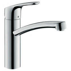 Hansgrohe Focus M41 Single lever kitchen mixer 160, CoolStart, EcoSmart, single spray mode, Chrome (31816000)