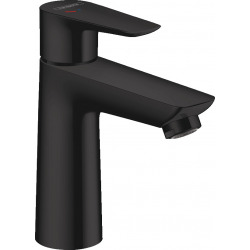 Hansgrohe Talis E Single lever basin mixer 110 CoolStart with pop-up waste, Matt Black (71713670)