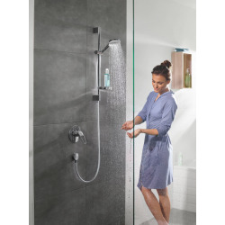 Hansgrohe Ecostat 1001 CL Pack Thermostatic bath/shower mixer + Crometta Vario shower set with soap dish (13201000-Crometta2)