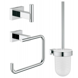 Grohe Essentials Cube 3-in-1 WC set, Chrome (40757001)