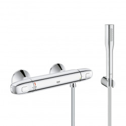 Grohe Shower set Grohtherm 1000 thermostatic mixer + Euphoria Cosmopolitan 1 jet hand shower, Chrome (34550000-Euphoria)