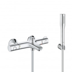 Grohe Bath/shower set Grohtherm 800 thermostatic mixer + Euphoria Cosmopolitan 1 jet hand shower, Chrome (34569000-Euphoria)