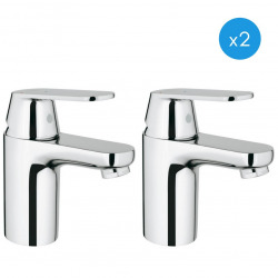 Grohe Eurosmart Cosmopolitan - Set of 2 ES basin mixers, chrome  (2337600E-DUO)