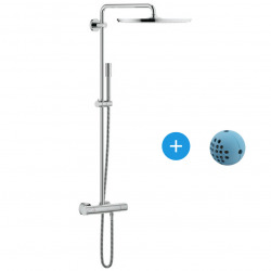 Grohe Set Rainshower System 400 Shower system with thermostat for wall mounting + IPS WashBall (27174001*)