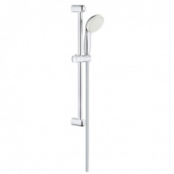 Grohe Eurosmart Shower mixer set + Shower bar with 2 jet shower + Single lever basin mixer size M, Chrome (23327000 & 33555002)