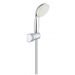 Grohe Tempesta 100 Single lever bath/shower mixer set + 2 jet hand shower with wall bracket, Chrome (33412002-Tempesta3)