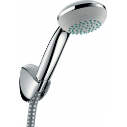 Hansgrohe Shower set Mitigator Logis + Hand shower 1 jet + Flexible + Wall bracket, Chrome (71600000-PORTER)