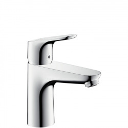 Hansgrohe Focus Single lever basin mixer 100 CoolStart with pull rod and waste, Chrome (31621000)