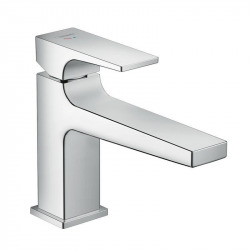 Hansgrohe Metropol Single lever basin mixer 100 CoolStart with lever handle and push-open waste, chrome (32503000)