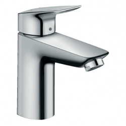 Hansgrohe Logis Single lever basin mixer 100 with pop-up waste, Chrome (71100000)