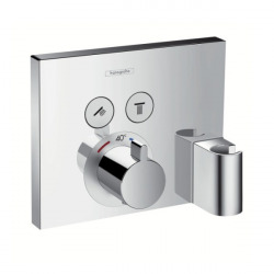 Hansgrohe Cover set for ShowerSelect E concealed thermostatic mixer with 2 functions, fixfit and porter (15765000)