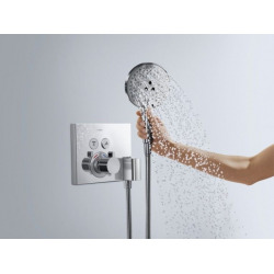 Hansgrohe Cover set for ShowerSelect E concealed thermostatic mixer with 2 functions, fixfit and porter (15765000)