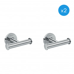 Hansgrohe Logis Universal Set of two bathroom towel hooks, Chrome (41725000-DUOLOGIS)