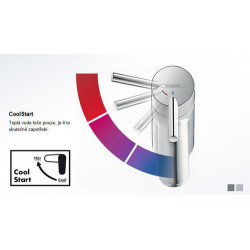 Hansgrohe Logis Single lever basin mixer 70 CoolStart with pop-up waste, Chrome (71072000)