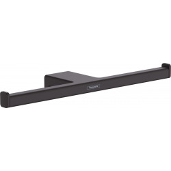 Hansgrohe AddStoris Double roll holder 300mm, Matt black (41748670)