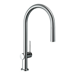 Hansgrohe Talis M54 Single lever kitchen mixer 210 with pull-out spout, single spray mode, Chrome (72802000)