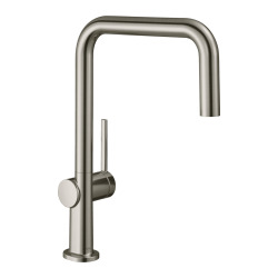 Hansgrohe Talis M54 Single lever kitchen mixer U 220, single spray mode, Stainless steel (72806800)