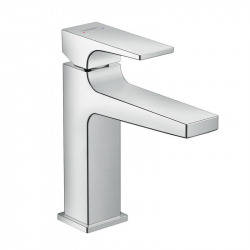 Hansgrohe Metropol Single lever basin mixer 110 with lever handle and pop-up waste, Chrome (32506000)